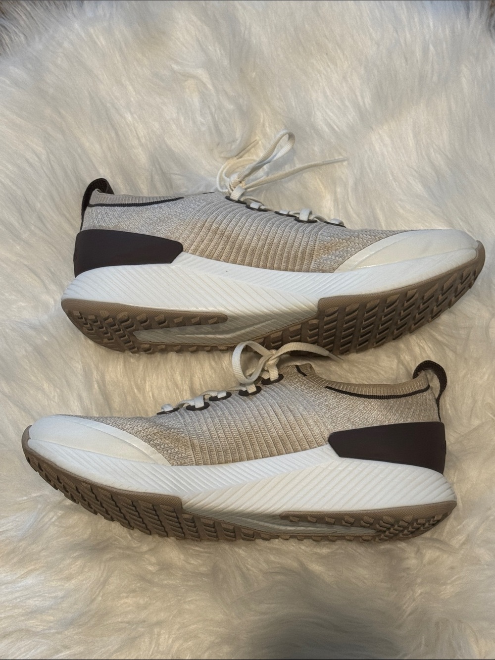 allbirds Women’s Tree Glider Sneakers Beige/Brown size 10 - Picture 2 of 9